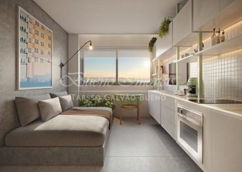 Apartamento à venda com 37m², 1 quarto no bairro Menino Deus em Porto Alegre