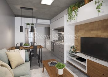 Apartamento Garden à venda com 38m², 1 quarto no bairro Cidade Baixa em Porto Alegre