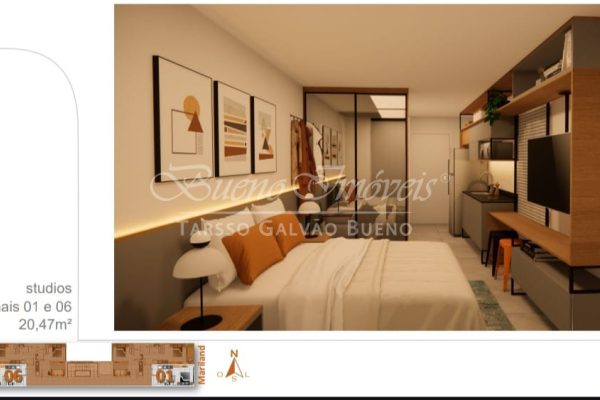 Apartamento Studio à venda com 25m² no bairro Mont Serrat em Porto Alegre - Foto 17