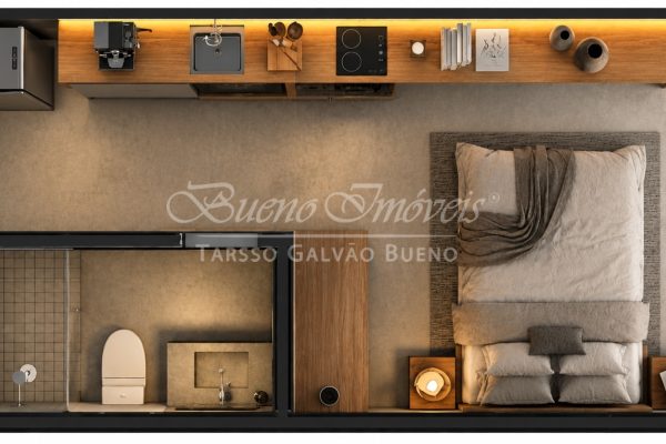 Apartamento à venda com 20m², 1 quarto no bairro Auxiliadora em Porto Alegre - Foto 3